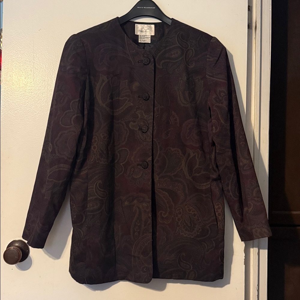 Kit and Ace Dark Patterned Blazer